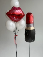 Сет шаров «Красная помада»