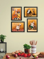 Картина на стену интерьерная для кафе "Повар" 45*35 см