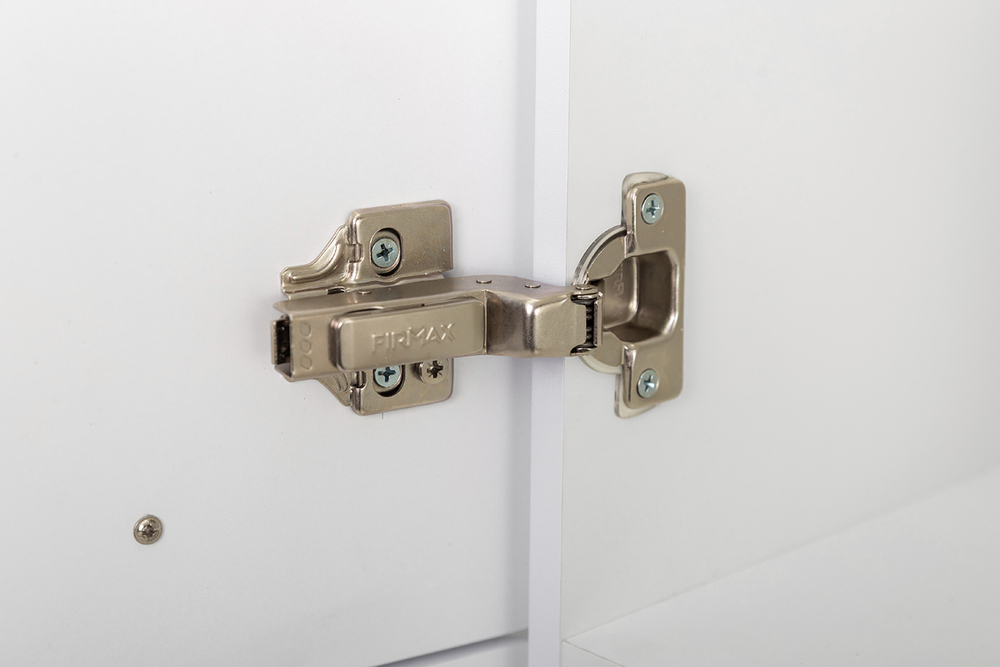 Пенал подвесной BelBagno DUE-1500-2A-SC-BM-P с ручками, универсальный Белый металлик