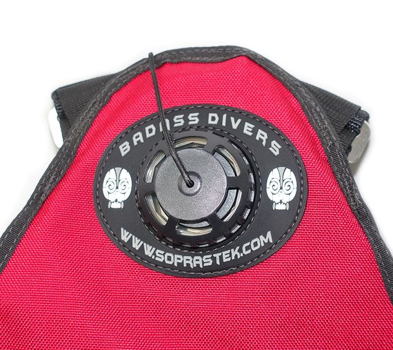 Подвесная система Sopras Sub с крылом для конфигурации Sidemount Rec красный