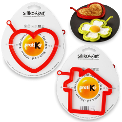 Набор форм для яичницы 2шт Silikomart Pratika EGGSET2A