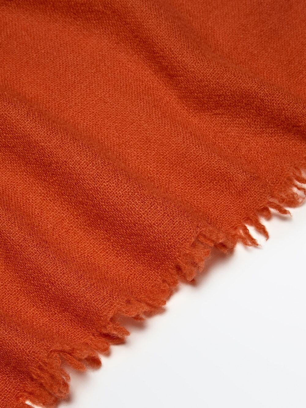 Massimo Dutti 100% кашемировый шарф, оранжевый