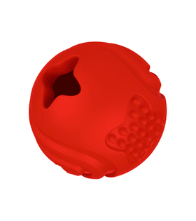 Mr.Kranch Игрушка для собак Мяч 6,5см красный с ароматом бекона