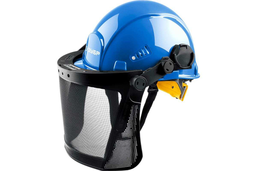 Защитный лицевой щиток-экран ЗУБР заслон-с, из мелкоячеистой сетки, 190x339 мм 110855