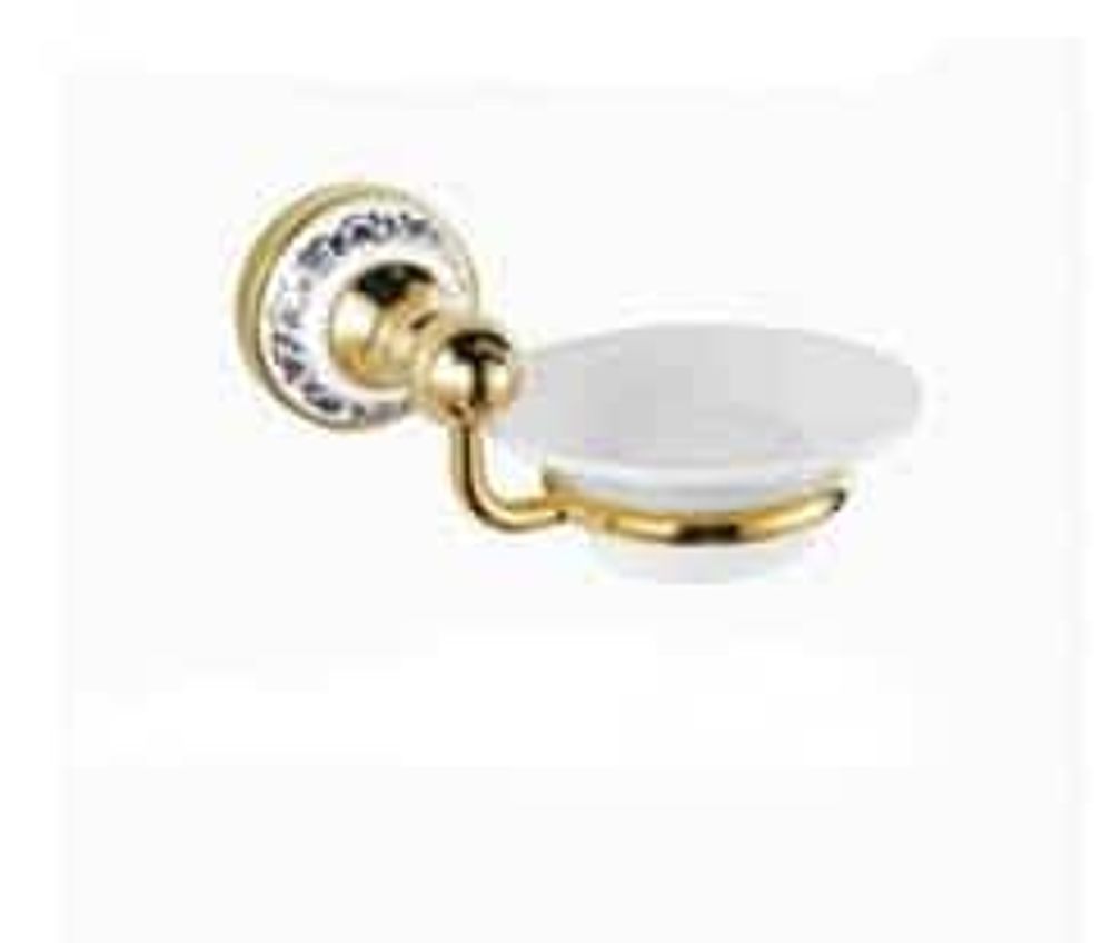GOLD BOGEMA Мыльница керамика FX-78508G (к/к 10)