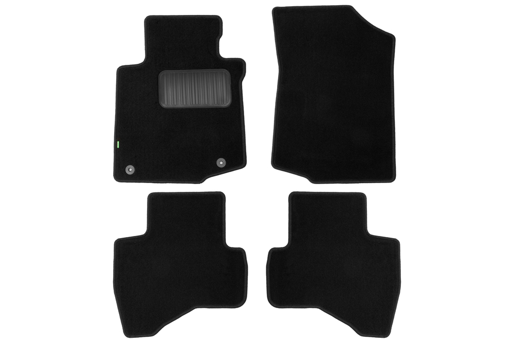 Коврики в салон для PEUGEOT 107 3D, 5D 2005-2009, 2009-2012, 2012-2014, хэтчбек, 4 шт. (текстиль) KLEVER02380701210KH