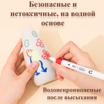 Набор акриловых маркеров Deli "Color Emotion" C191, универсальные, 36 цветов