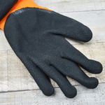 Перчатки утеплённые акриловые, вспененное латексное покрытие, 10XL, Fiberon