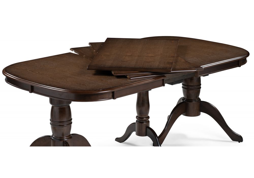 Деревянный стол Louvre 160(219)х106х76 tobacco