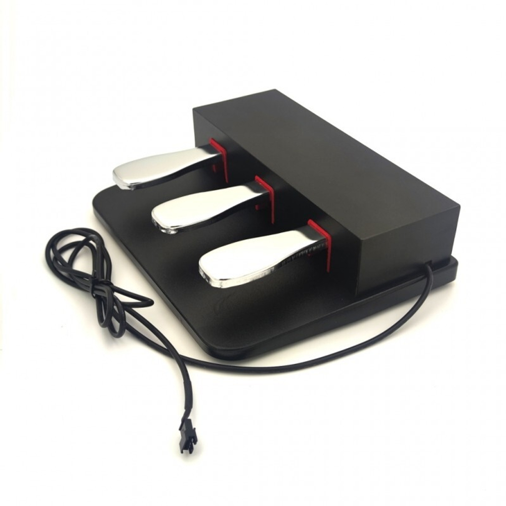 TRINITY by UNIQKEYS NTP-01B Педаль тройная для цифрового пианино Nux NPK, цвет черный. Размеры: 270 х 210 х 75 мм. Вес в упаковке: 1,75 кг.