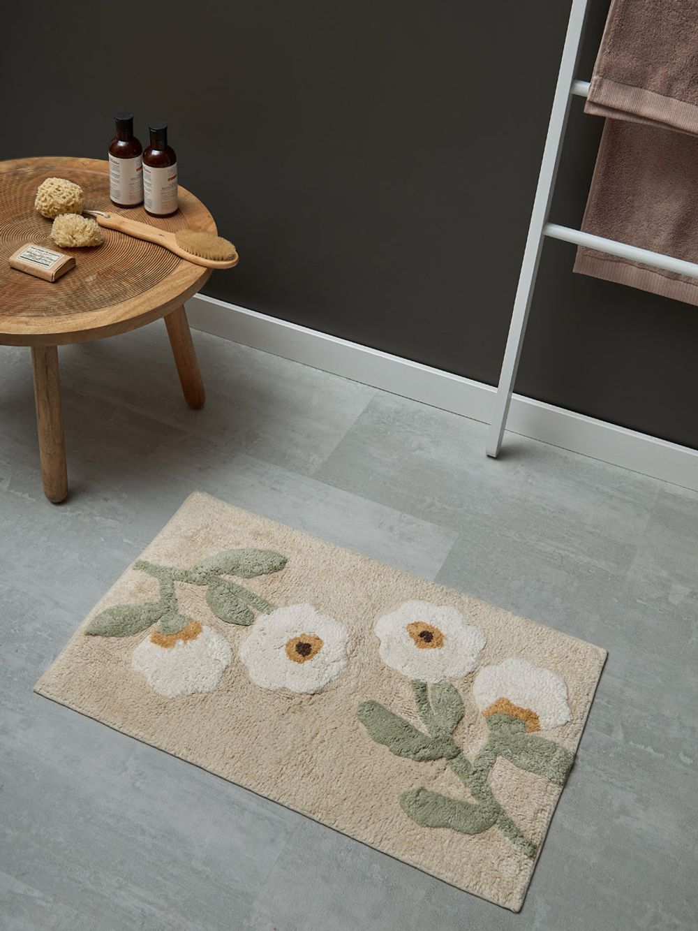 Коврик для ванной Flowers из коллекции Ethnic, 50x80 см