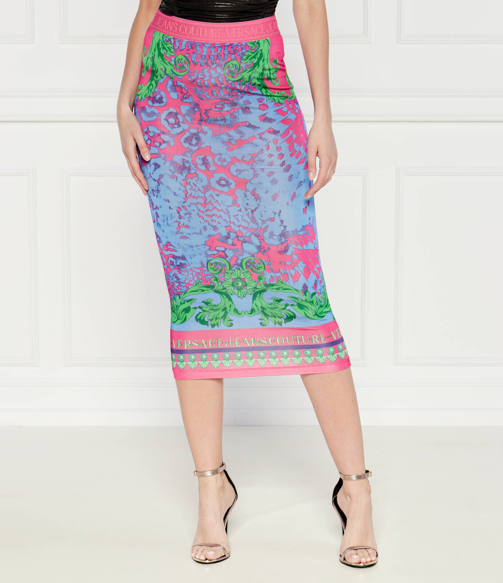 Юбка Versace Jeans Couture - разноцветная(76HAE8P7JS330)