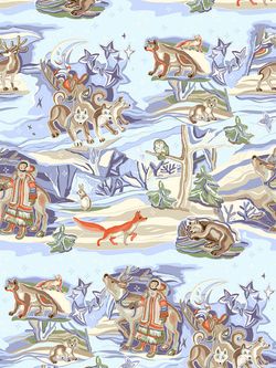 Простынь Сказка "Сказки севера" 150х215 см, перкаль