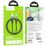 Кабель USB - Lightning HOCO U121 (черный) 1м