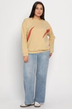 Свитшот Ритм города (бежевый) Б15005-3М LT Collection