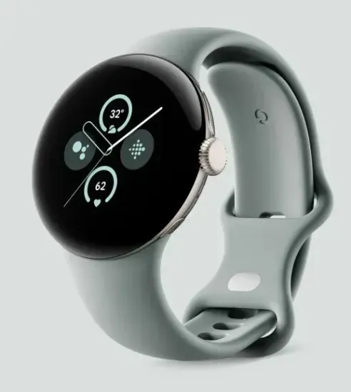 Умные часы Google Pixel Watch 2 WiFi Champagne Gold/Hazel Active Band