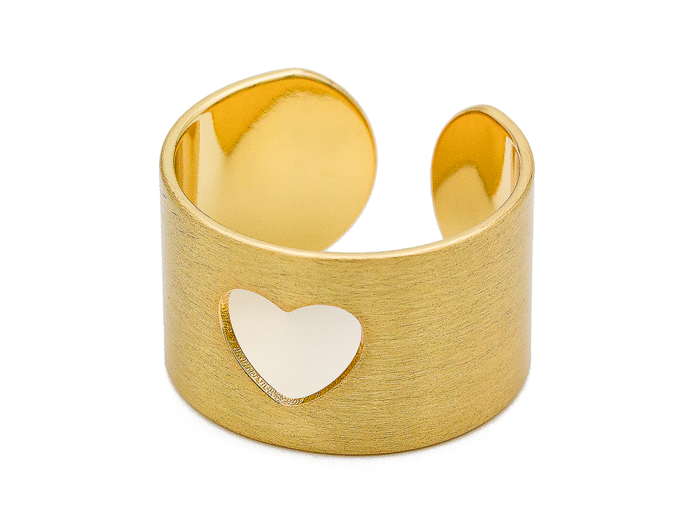 Кольцо "Сердце" 13мм, разъемное