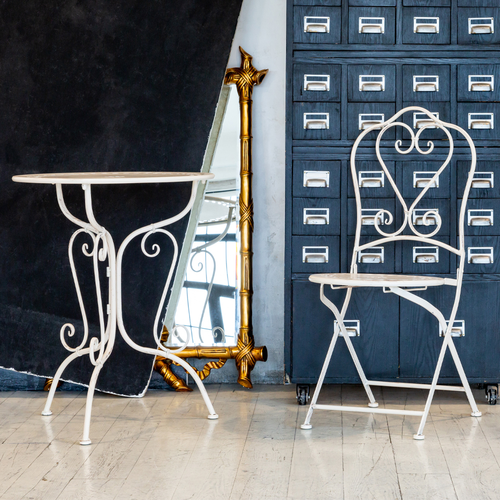 Стул складной Объект мечты Жарден белый антик OM-21061613
