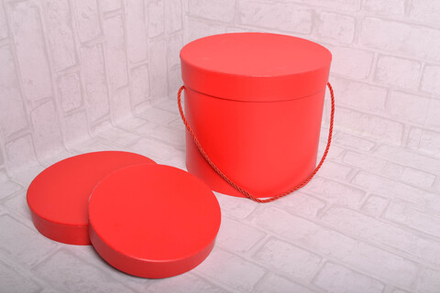 Коробка ТУБУС КРАСНЫЙ 17*14