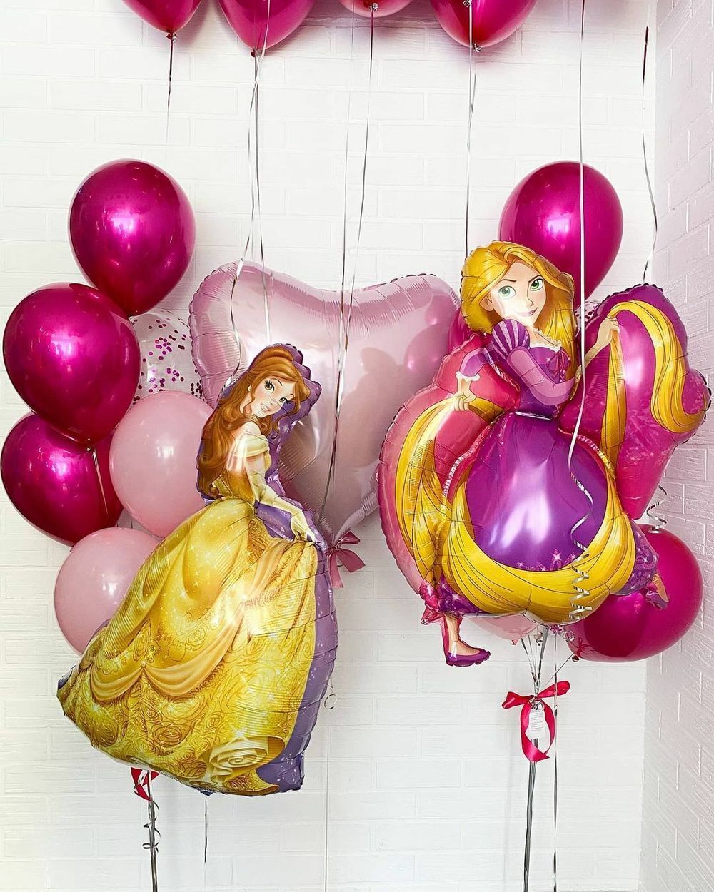 AN Шар фигура "Принцесса Белль"24"/60 CM W X 39"/99CM H (БГ-55)  Изображение10