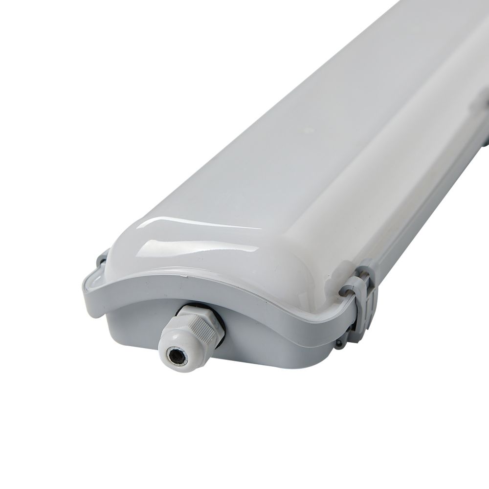 ULO-C41A T8x2-L128 IP65 WHITE Светильник линейный накладной. Без ламп. Цоколь G13. под лампы Т8 2х20Вт. TM Uniel