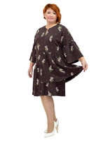 Платье-туника из вискозы Брауни