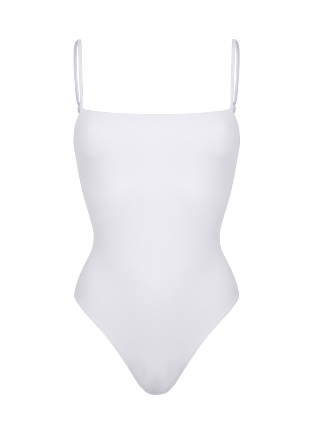 Слитный купальник mira ice white