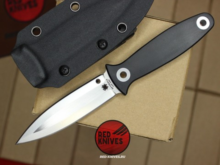 Нож Spyderco NightStick - черная рукоять, клинок сатин FB47GP