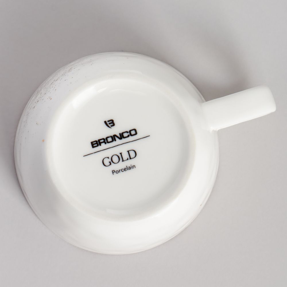 ЧАЙНЫЙ НАБОР BRONCO "GOLD" НА 2 ПЕР. 4 ПР. 200 МЛ