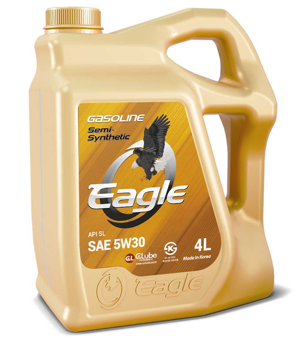 Моторное масло EAGLE Gasoline Semi-syn. 5W30 API SL  4л