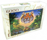 STEP Puzzle Пазл 6000 "Величественный тигр" (Art Collection) арт.85501, от 12 лет .