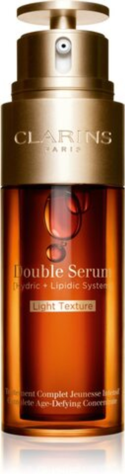 Clarins Double Serum Light Texture - интенсивная антивозрастная сыворотка /   50  ml  / GTIN 3666057106965