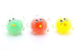 Лизун цыпленок 10 см с шариками внутри 4 цвета микс пак