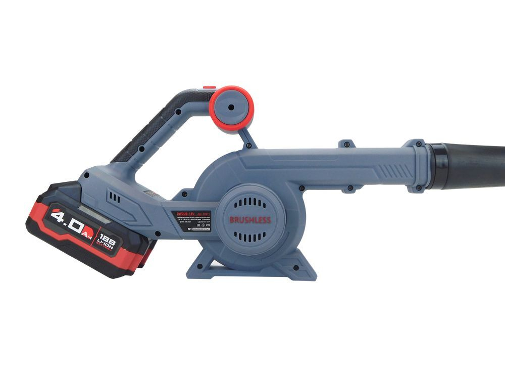 Аккумуляторная бесщеточная воздуходувка PROFIPOWER DWDUB-18V (18В,Li-ion-1шт, 4.0Ач, З/У, в коробке)