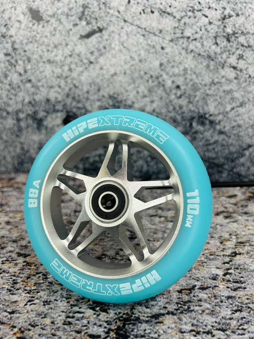 Колесо HIPExtreme H3 110*24 мм, серебро/ментоловый