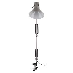 Настольный светильник ЭРА N-121-E27-40W-GY Е27 на струбцине серый