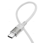 Кабель USB на Type-C 3A Hoco U129 (grey)