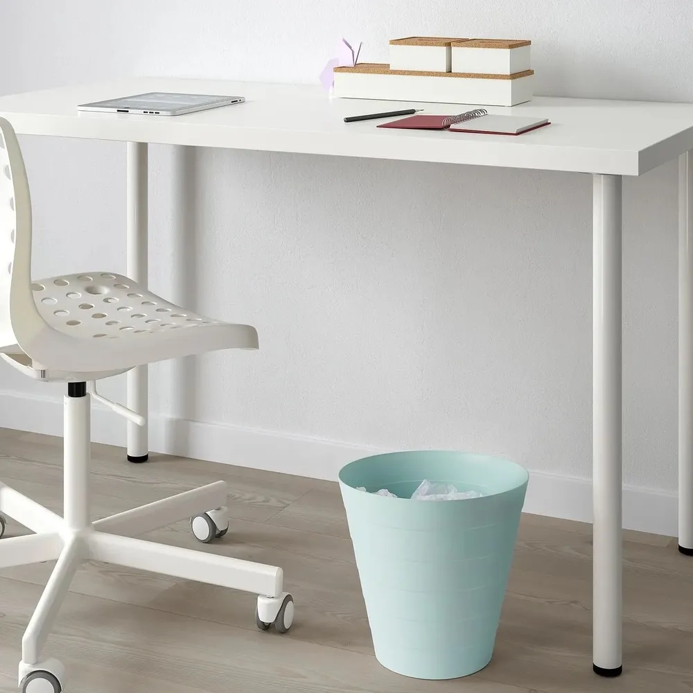 Ведро для мусора Hestra, 6,8 л, голубой, полипропилен