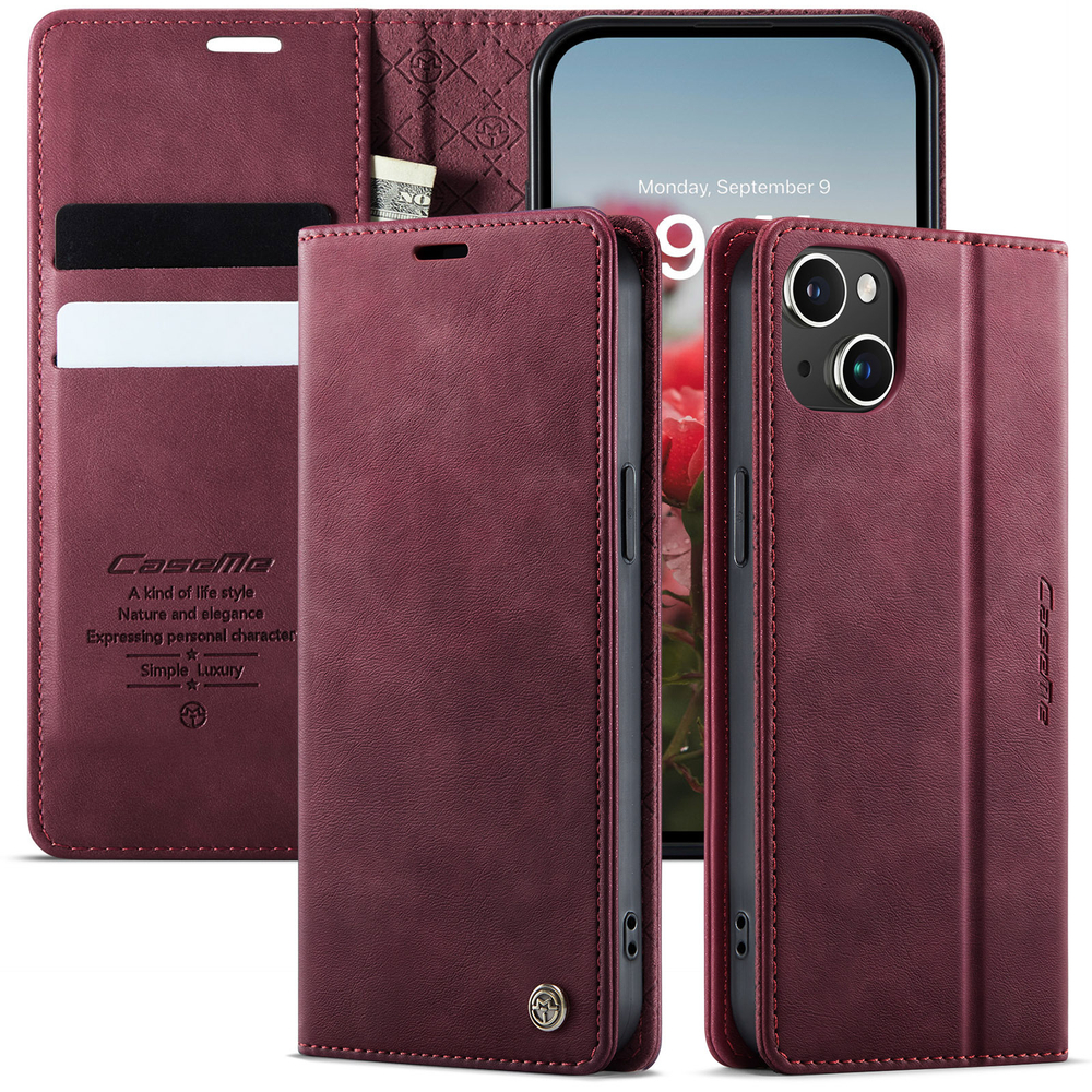 Чехол-книжка CaseMe RFiD iPhone 14 Plus