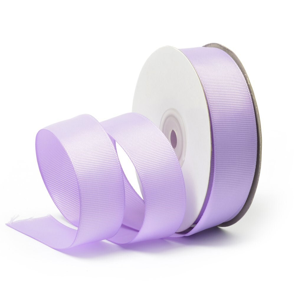 Лента репсовая (1,2 см*22,85 м) Сиреневый, 1 шт.