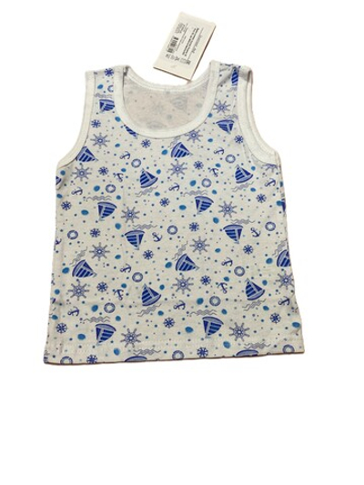 Майка на мальчика из кулирки (100 % хлопок) на рост 80 см