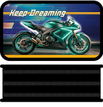 Пенал 3 секц. большой тканевый торец 190/105 "Мотоцикл мечты 2025" (Пчелка)