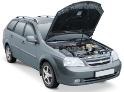 Газовый упор капота АвтоУпор для Chevrolet Lacetti 2004-2013/Ravon Gentra 2015-2018, 1 шт., URAGEN011