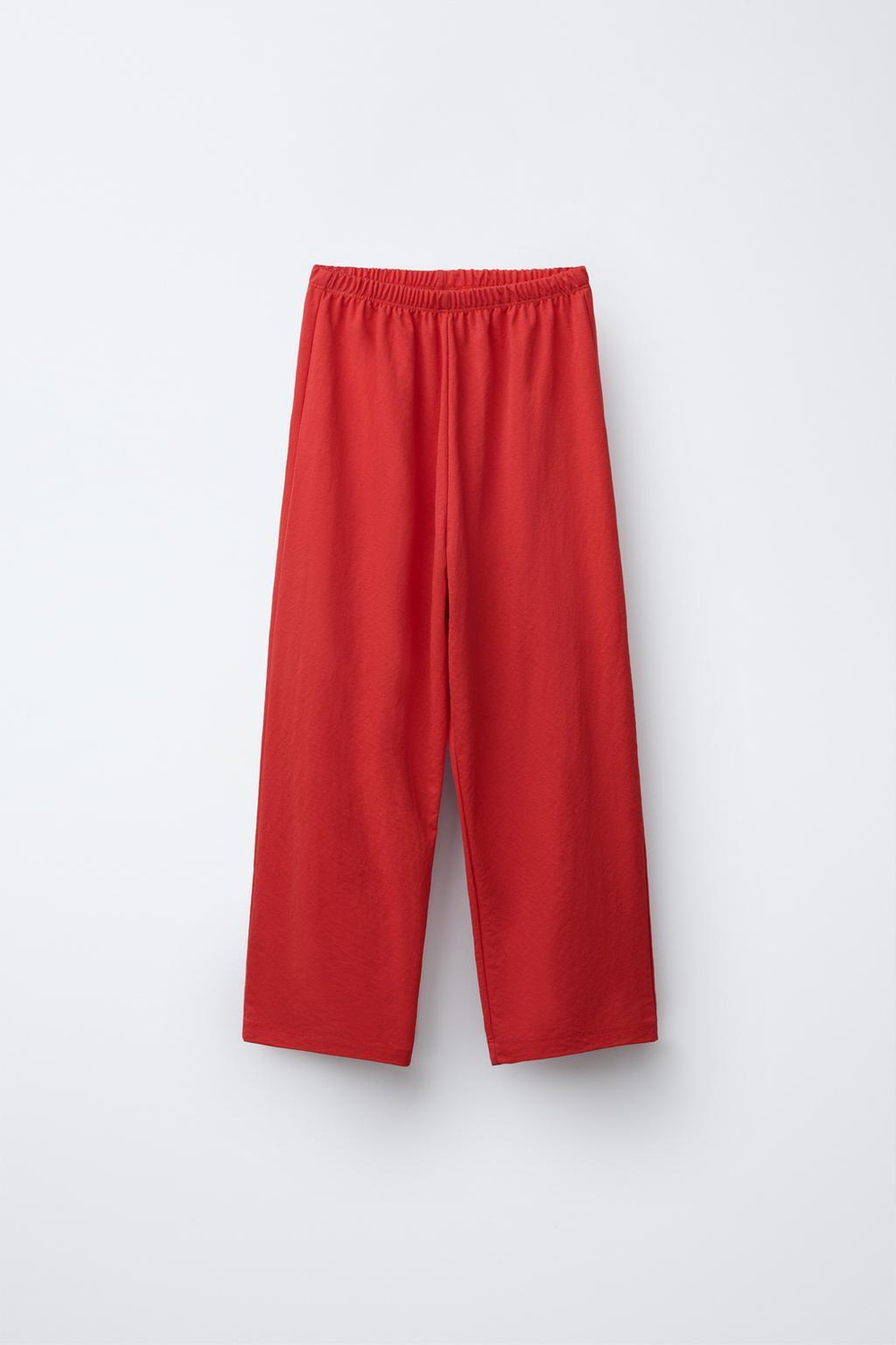 ZARA БРЮКИ СВОБОДНОГО КРОЯ, КРАСНЫЙ