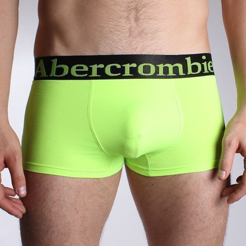 Мужские трусы боксеры салатовые Abercrombie&amp;Fitch Light Green Boxer