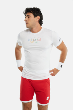 Мужская футболка HYDROGEN OLYMPIC SKULL TECH T-SHIRT (T00822-001)