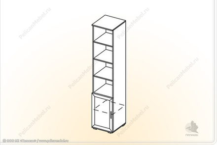 Пенал открытый Триумф ПО