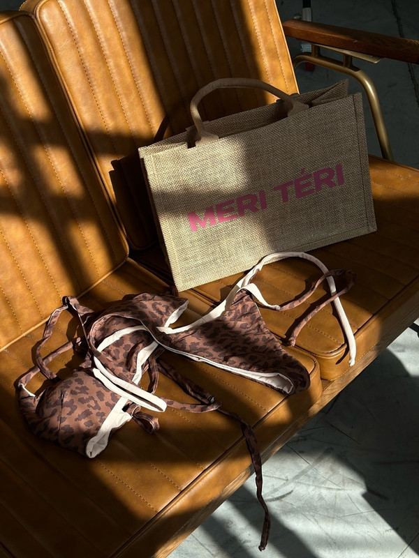 Пляжная сумка из джута