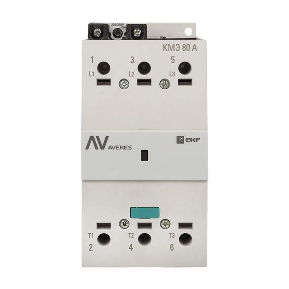 Контактор КМЭ 80А кат. 400В AC AVERES EKF ctr-s-80-00-400-av