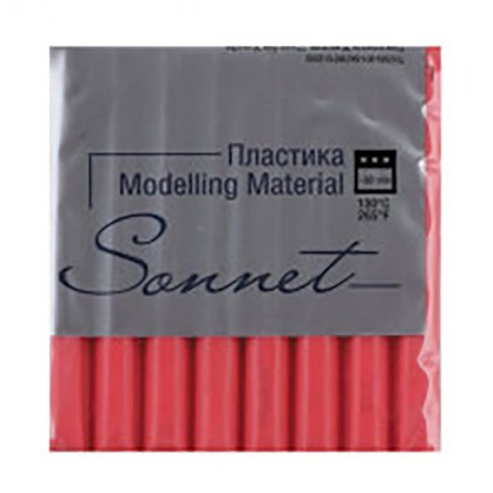 Полимерная глина (пластика) Сонет, 56 гр., брус розовый
